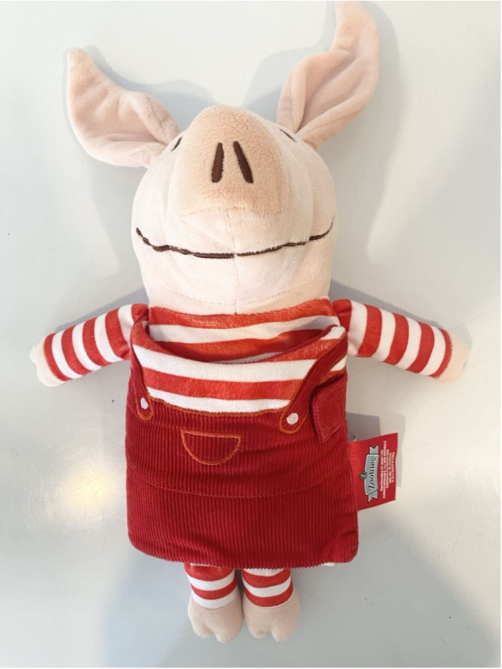 Zoobies Olivia the Pig Book Buddies Plush 2012 Cloth Storybook 16” Doll - Picture 2 of 7